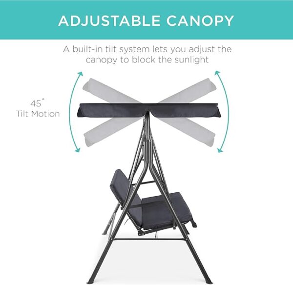 Outdoor Patio Swing Chair - Image 3