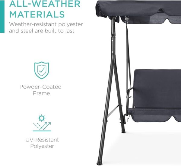 Outdoor Patio Swing Chair - Image 4