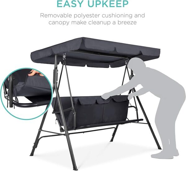 Outdoor Patio Swing Chair - Image 5